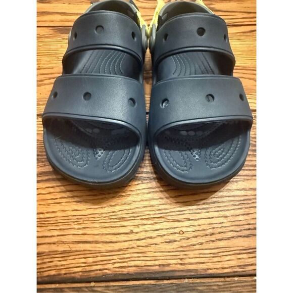 Crocs navy All Terrain Breathable Comfort Two Strap Slide Sandals Size 8 - Picture 5 of 5